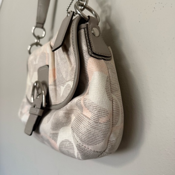 Coach RARE Soho Optic Grey & Pink Shoulder Flap Bag F19238 main image 10
